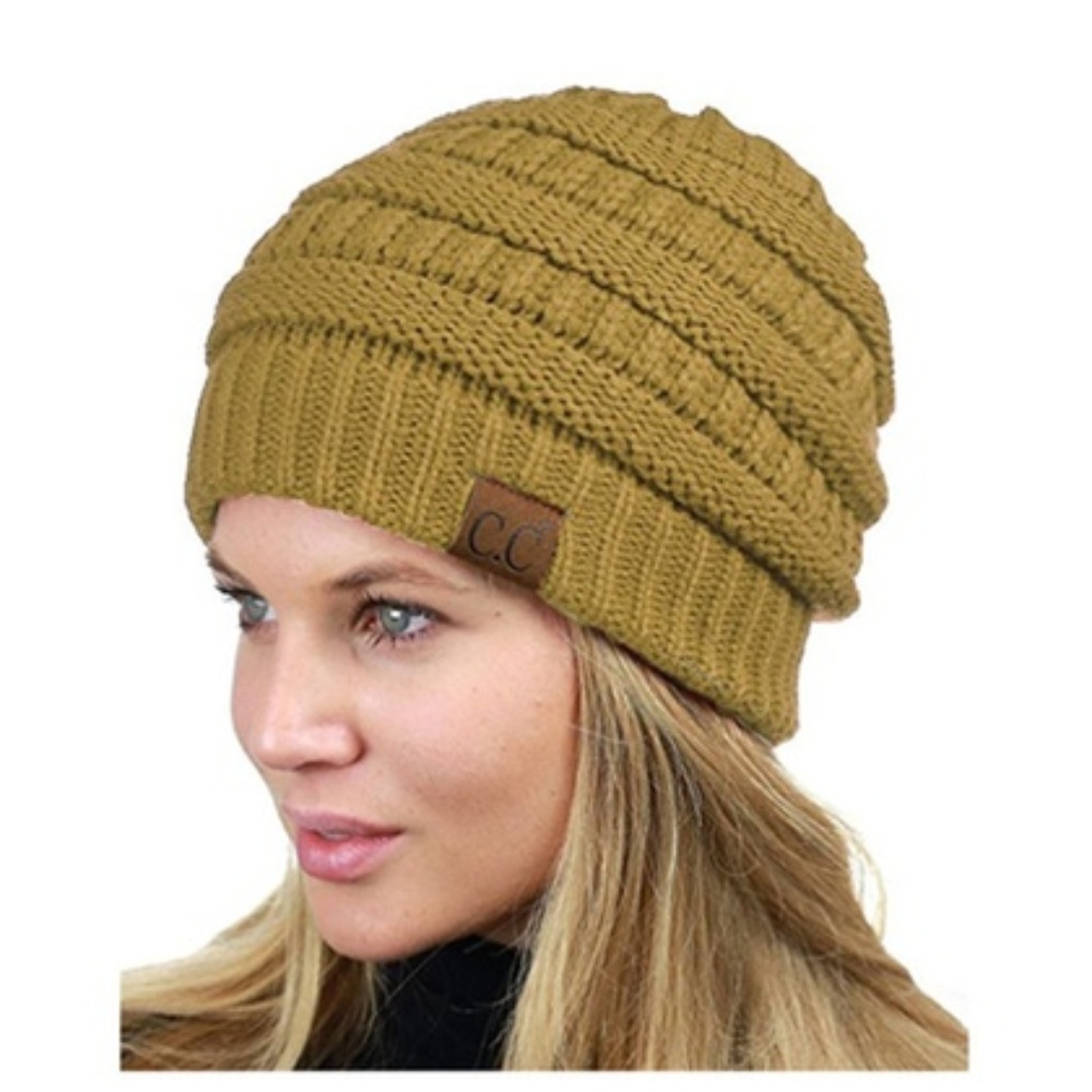 CC Winter Beanie Original Authentic Hat - Camel